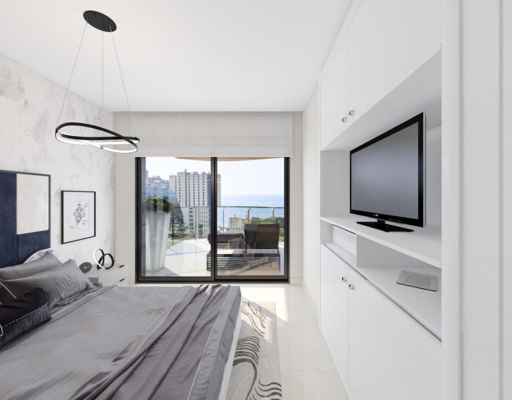 NC7834TM : Апартаменты с видом на море в 100 метрах от пляжа в Бенидорме