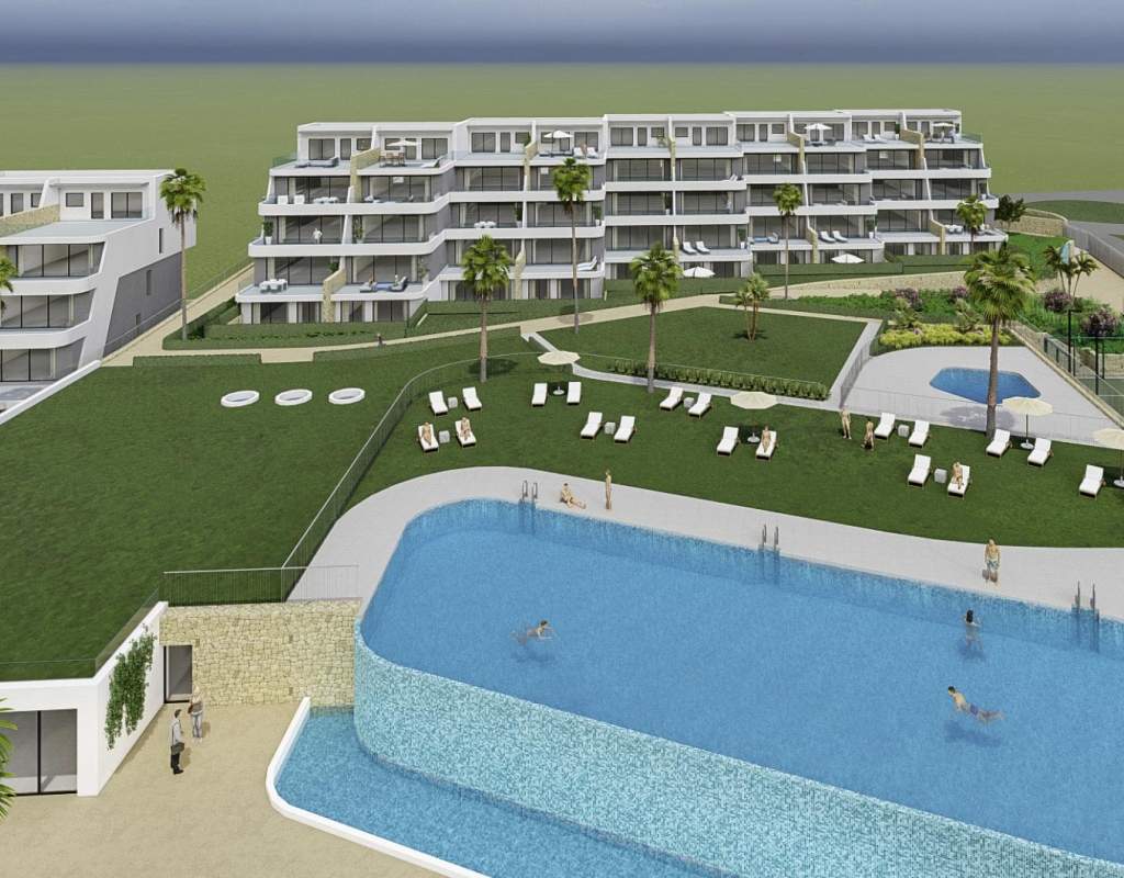 NC4020CR : Новые апартаменты с бассейном в Финестрате (Бенидорм)