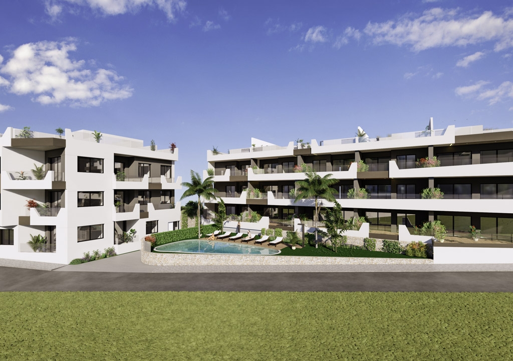 NC4388AM : Апартаменты в новом жилом комплексе с бассейном в Бенихофаре
